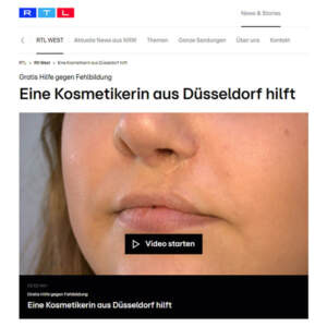 Spaltkind e.V. bei RTL West - Eine Kosmetikerin hilft